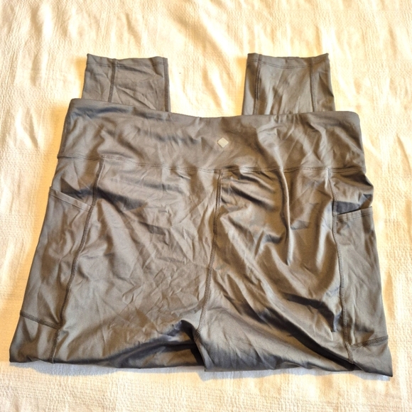 LuLaRoe Rise Brave line women's size 3X leggings gray 3 pockets VGUC - Picture 3 of 7